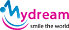 Logo head Mydream Smile the world